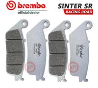 4 PASTIGLIE FRENO ANTERIORI BREMBO SINTERIZZATE SR STRADALI HONDA CB N 750 1993