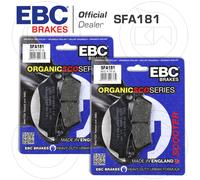 4 PASTIGLIE FRENO ANTERIORI EBC PIAGGIO X9 EVOLUTION - ABS 500 2009