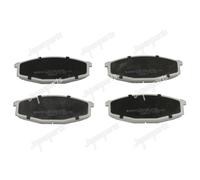 4 PASTIGLIE FRENO ANTERIORI JAPANPARTS PA134AF PA-134AF