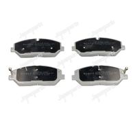 4 PASTIGLIE FRENO ANTERIORI JAPANPARTS PAH22AF PA-H22AF