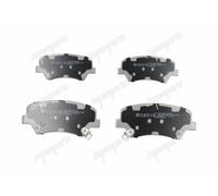 4 PASTIGLIE FRENO ANTERIORI JAPANPARTS PAK24AF PA-K24AF