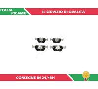 4 PASTIGLIE FRENO ASHIKA 50-00-0120
