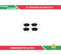 4 PASTIGLIE FRENO ASHIKA 50-00-0653