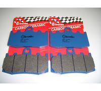 4 PASTIGLIE FRENO BREMBO ANTERIORI CARBON CERAMIC BLU K 1300 GT 1300 2010