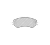 4 PASTIGLIE FRENO FERODO FDB1576 FDB1576