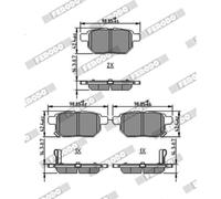 4 Pastiglie Freno Ferodo Fdb4335