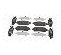 Set di pastiglie freno FERODO FDB4884, anteriore