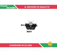 Ashika Kit pastiglie freni 51-00-00001 posteriore per Alfa Romeo 156 Lancia Kappa