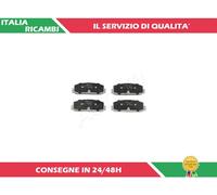 4 PASTIGLIE FRENO POSTERIORI ASHIKA 51-05-502