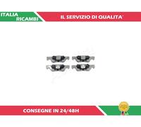 4 PASTIGLIE FRENO POSTERIORI ASHIKA 51-09-900