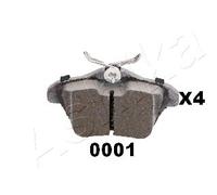 Ashika Kit pastiglie freni 51-00-00001 posteriore per Alfa Romeo 156 Lancia Kappa