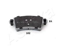 4 PASTIGLIE FRENO POSTERIORI ASHIKA 5101102 51-01-102