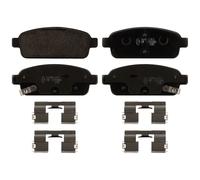 4 PASTIGLIE FRENO POSTERIORI BLUE PRINT ADG042123 ADG042123