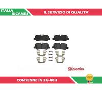 4 PASTIGLIE FRENO POSTERIORI BREMBO P 44 013