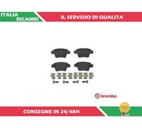 4 PASTIGLIE FRENO POSTERIORI BREMBO P 61 080