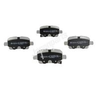 4 PASTIGLIE FRENO POSTERIORI JAPANPARTS PP0400AF PP-0400AF