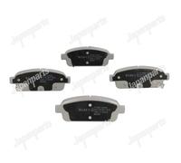 4 PASTIGLIE FRENO POSTERIORI JAPANPARTS PPW05AF PP-W05AF