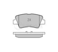4 PASTIGLIE FRENO POSTERIORI MEYLE 025 249 3415/W