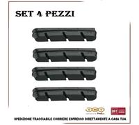 4 Pattini Freno Bici Corsa Ashima Compatibili Campagnolo Cerchi Alluminio 54mm