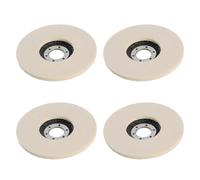 4 Pc 115mm Wool Polishing Discs Finishing Wheel Buffing Pads for Angle Grinder