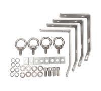 4 pc Stop carichi Sostituire la barra trasversale del camion slot 304 in acciaio inossibile per skis kayak
