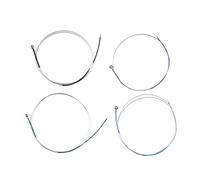 4 PC Stringhe Violino Set Completo Universale (G-D-A-E) Stringa di Violino Ferita in Alluminio di Magnesio per gli Amanti del Violino Principianti (Tipo 2)