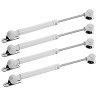 4 Pcs 270mm Lift Strut Stay Support Kit, Lid Stay Hinges Multicolor Multiple Sizes for Cabinets(White Rubber Core,50N)