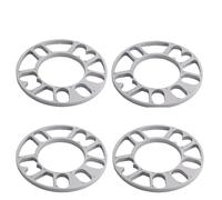 4 PCS 3/5/8/10mm Car Universal Aluminum Wheel Spacer Adaptor Shims Hub Modification Widened(4 PCS 8mm Spacer)