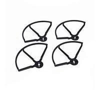 4 PCS 4/5 pollici Drone Protezione ' Anti-Collosione Cover protector anello/adatta for 4045 5045 5149 QAV250 RC Quadcopter Parts Sostituire la parte(Bundle 1 4 inch,Noir)
