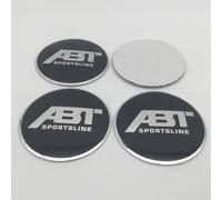 4 Pcs 56mm adesivi coprimozzi coprimozzo Protezione dalla Ruggine centrale emblema adesivi per ABT auto accessori decorativi,B