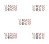 4 Pcs Accessori Capelli Bambina Per Ragazza Portanti Coda Di Cavallo