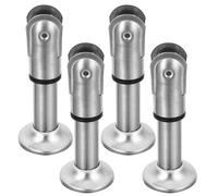 4 Pcs Accessorio Divisorio Per Wc Ferramenta Partizioni in Acciaio Inossidabile