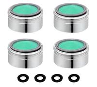 4 PCS Aeratore Rubinetto 24mm per Cucina E Bagno Rompigetto Filtrare E Risparmiare Acqua Con High-Tech Rompigetto Rubinetto, Filtro Acqua Rubinetto per Risparmio Idrico 5l/Min