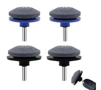 4 Pcs Affilatrice Testa Affila Lame Tagliaerba Affilacoltelli per Lame Smussate di Tosaerba Affilacoltelli per Tosaerba 2 Pezzi Blu, 2 Pezzi Neri Perfetto per Gli Attrezzi da Giardino