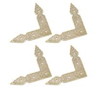 4 Pcs Album Della Guardia D'angolo in Ferro Angoli Metallo Vintage