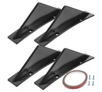 4 Pcs Alettone Auto Universale Spoiler Del Diffusore Paraurti Posteriore