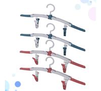 4 Pcs Appendiabiti Da Viaggio Pieghevoli Per Bucato Gancio Pieghevole