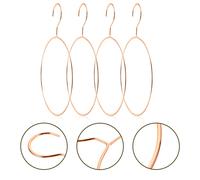 4 Pcs Appendini Per Sciarpe Appendiabiti Multiuso Armadio Grucce Metallo