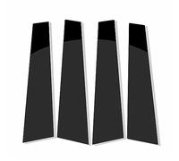 4 Pcs Auto Finestra Pilastro Post Trim Copertura Porta Pannello Decorativo Adesivo For Porsche Panamera 2009-2016 Accessori Parti Esterne Copertura adesiva del montante B