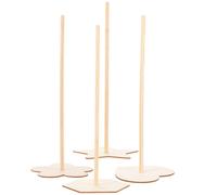 4 Pcs Bancarella Di Ciambelle Per Feste Esposizione Espositore in Legno