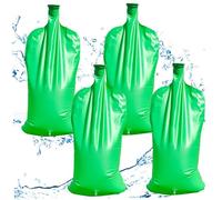 4 PCS BASSO DI IRGAZIO DELL'AGLIETTO 15L Sistema di irrigazione dell'albero di giardinaggio resistente alle lacrime regolabile Rilascio lento riutilizzabile sacchi di irrigazione a gocciolamento auto