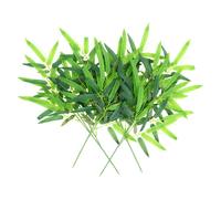 4 Pcs Bastoncini Bamboo Finto Bambù Decorazione Di Foglie Artificiale