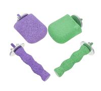 4 Pcs Bastone Da Artiglio Per Uccelli Compagnia Supporto Gabbia Parrocchetti