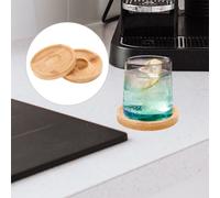 4 Pcs Bicchiere Da Whisky Sottobicchiere Sughero Biaster Di Bevande Rotonde