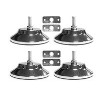 4 PCS Biliardo/Gamba Livellatori 5 Pollice Metal Game Table Leg Levelers Heavy Duty Livellamento Piedi per