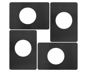 4 Pcs Blocco Maniglia Porta Serratura Per Della Di Sicurezza Piastra Riscontro