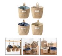 4 Pcs Borsa Portaoggetti Da Appendere Muro Borse Appese Deposito Del Dormitorio