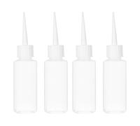 4 PCS Bottiglie Di Plastica Per Progetti Viaggio Arte Colla Spremere Le