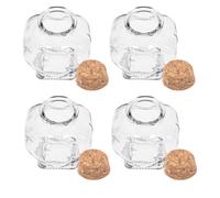 4 Pcs Bottigliette A Forma Di Cuore Contenitore in Coperchio