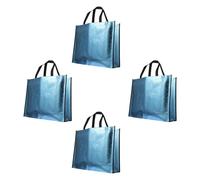 4 Pcs Busta Spesa Shopper Riutilizzabili Confezioni Di Sacchetti Borse Della